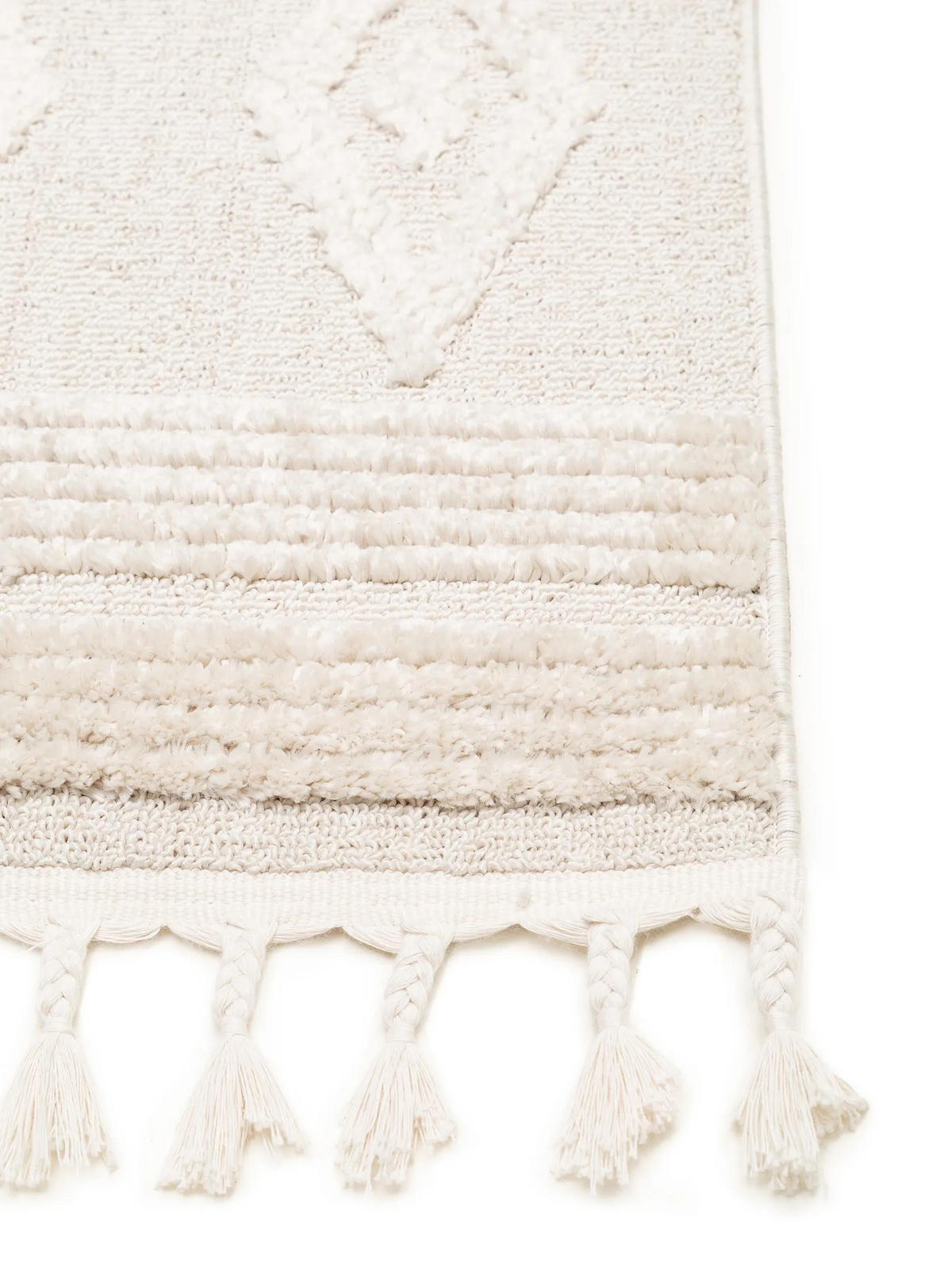 KOBEREC Oyo Krémová/Béžová 160x230 cm - krémová, textil/přírodní materiály (160/230cm) - benuta Pop