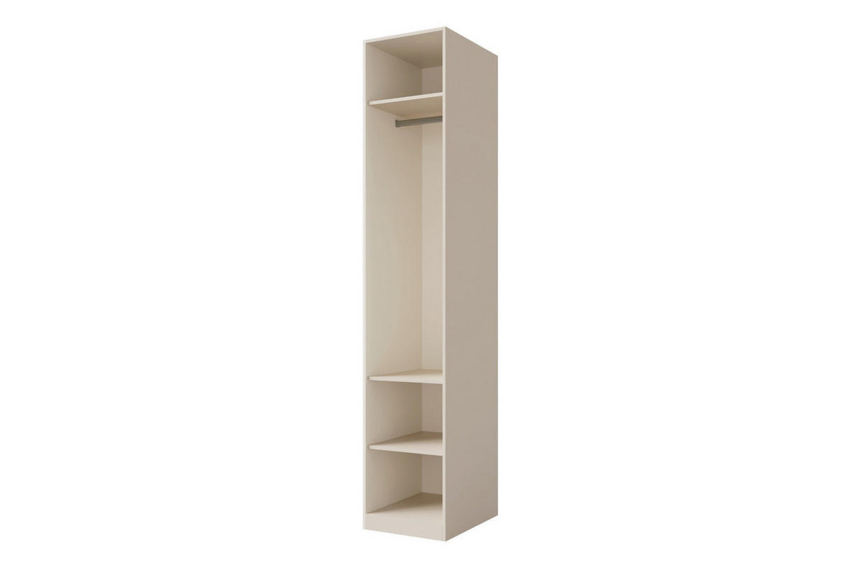 KLEIDERSCHRANK SUN 45/237/60 cm in Macadamia | Rechts - Kaschmir, Holzwerkstoff (45/237/60cm) - Deine Möbel 24