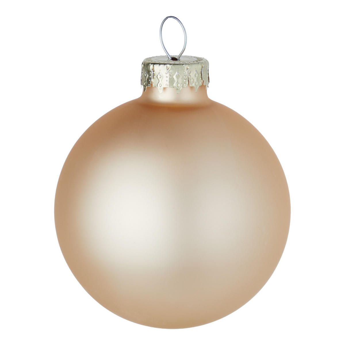 CHRISTBAUMKUGEL (12er-Set) Hang On Kugel Ø6cm - Champagner, Glas (6/6/6cm) - Butlers