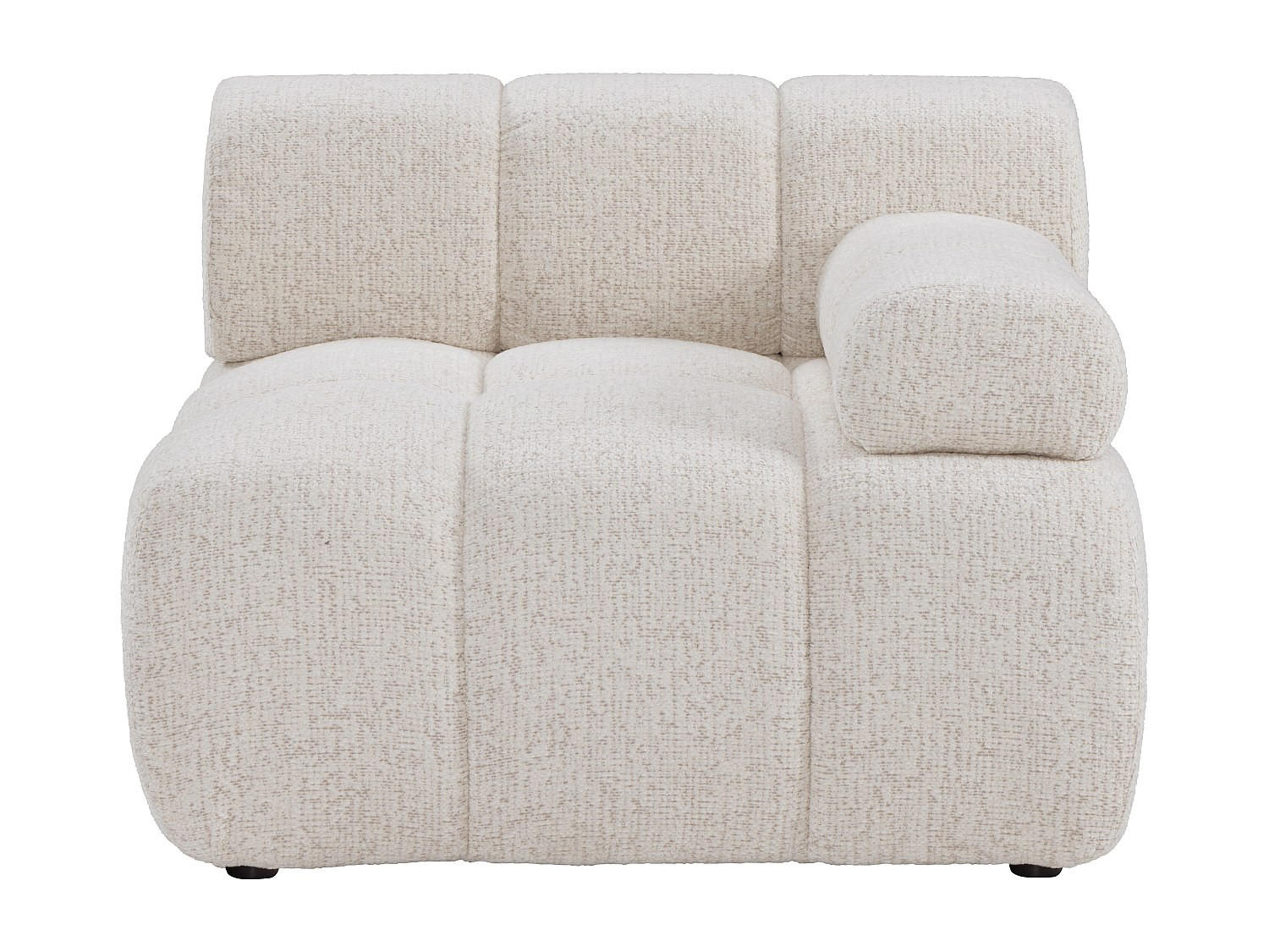 SESSEL mit gerader Rückenlehne - 1 Person - stoff - beige Facivil - Beige, Textil (94/70/94cm) - Vente-Unique