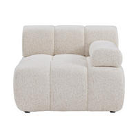 SESSEL mit gerader Rückenlehne - 1 Person - stoff - beige Facivil - Beige, Textil (94/70/94cm) - Vente-Unique