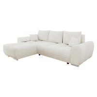 ECKSOFA Logo - Creme, Holz/Kunststoff (291/183cm) - MIRJAN24