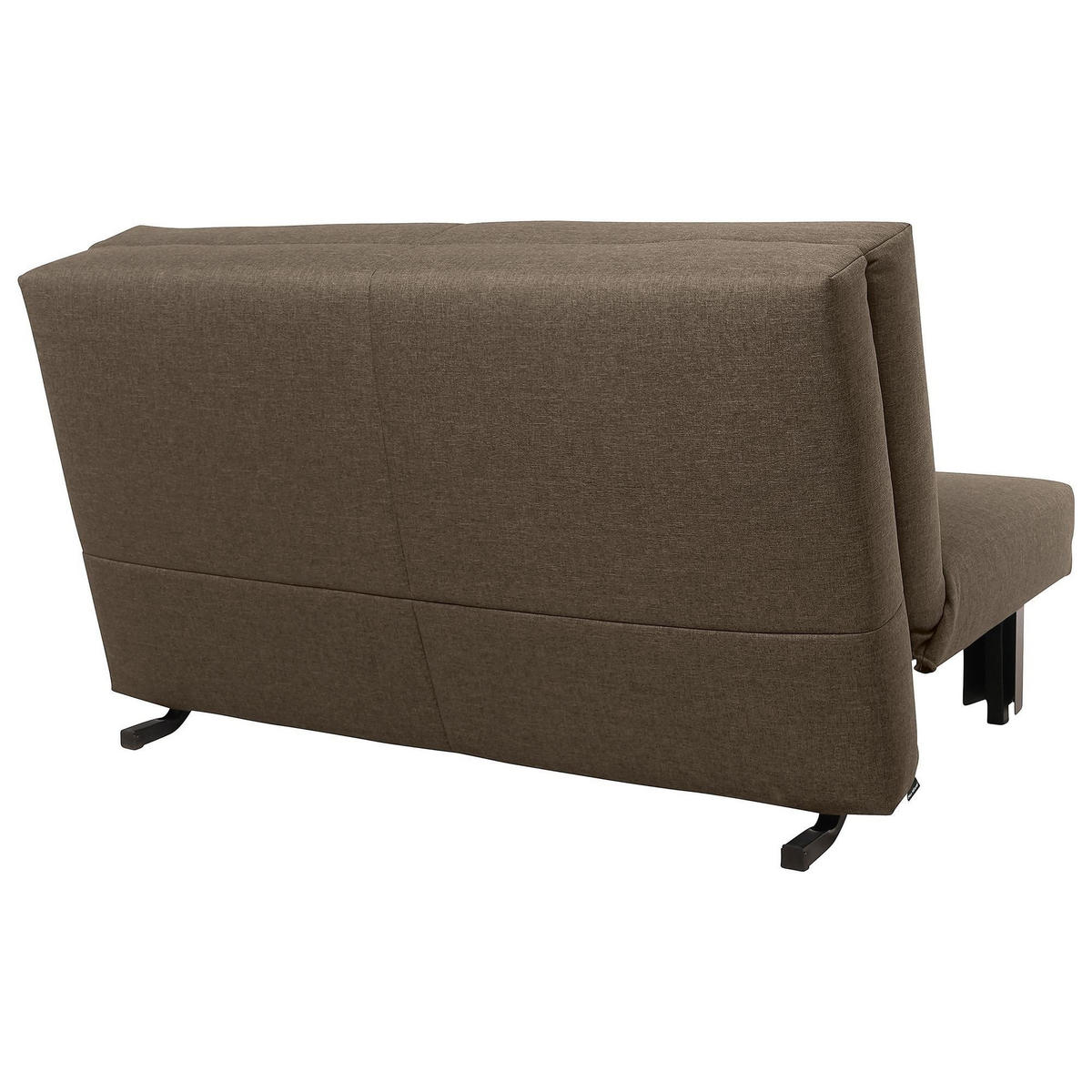FALTSOFA Kalomira Bezug Flachgewebe Metall schwarz / sahara - Sahara, Kunststoff (145/84/100cm) - 58aufmkessel