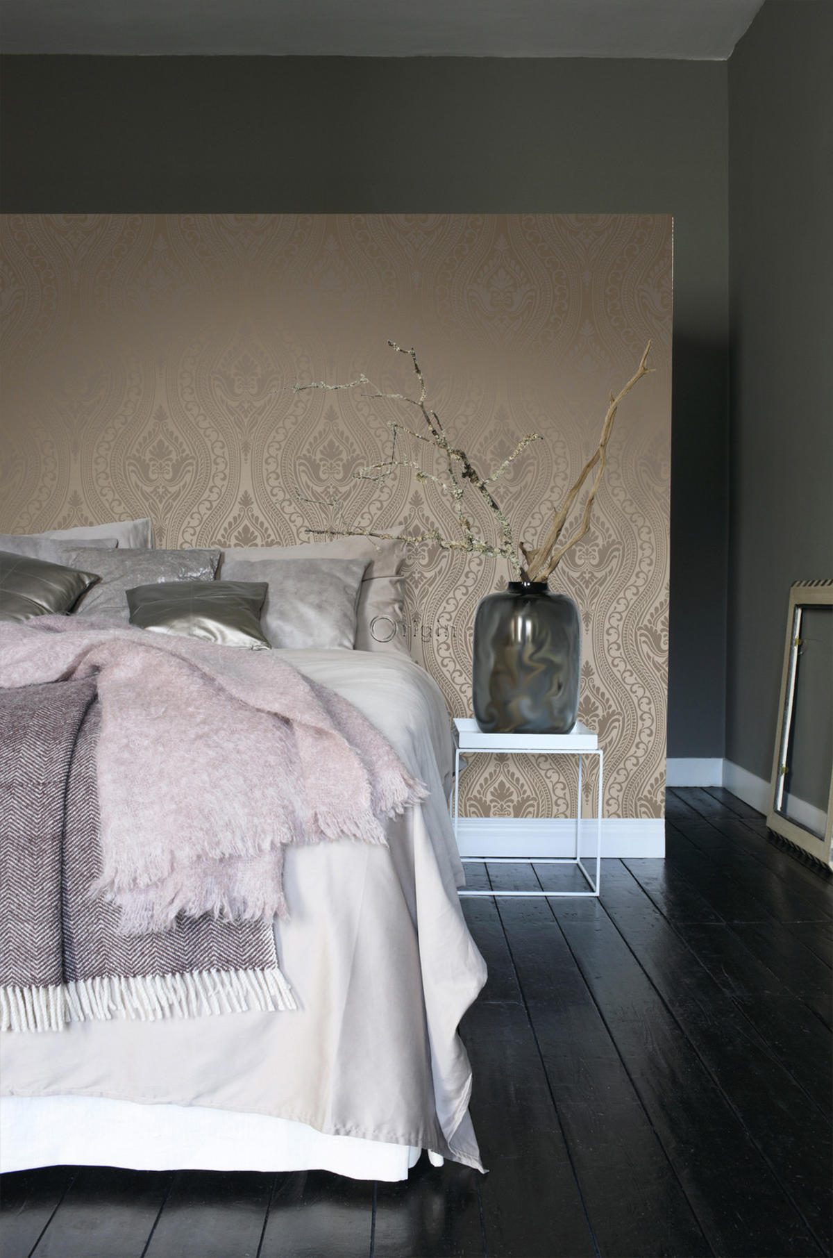 TAPETE Ornamente 53 cm x 10.05 m - Gelb, Papier (53/1000cm) - Origin Wallcoverings