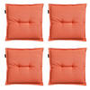 SITZKISSEN Panama 50/50 cm 4er-Set - Orange, Textil (50/5/50cm) - Madison