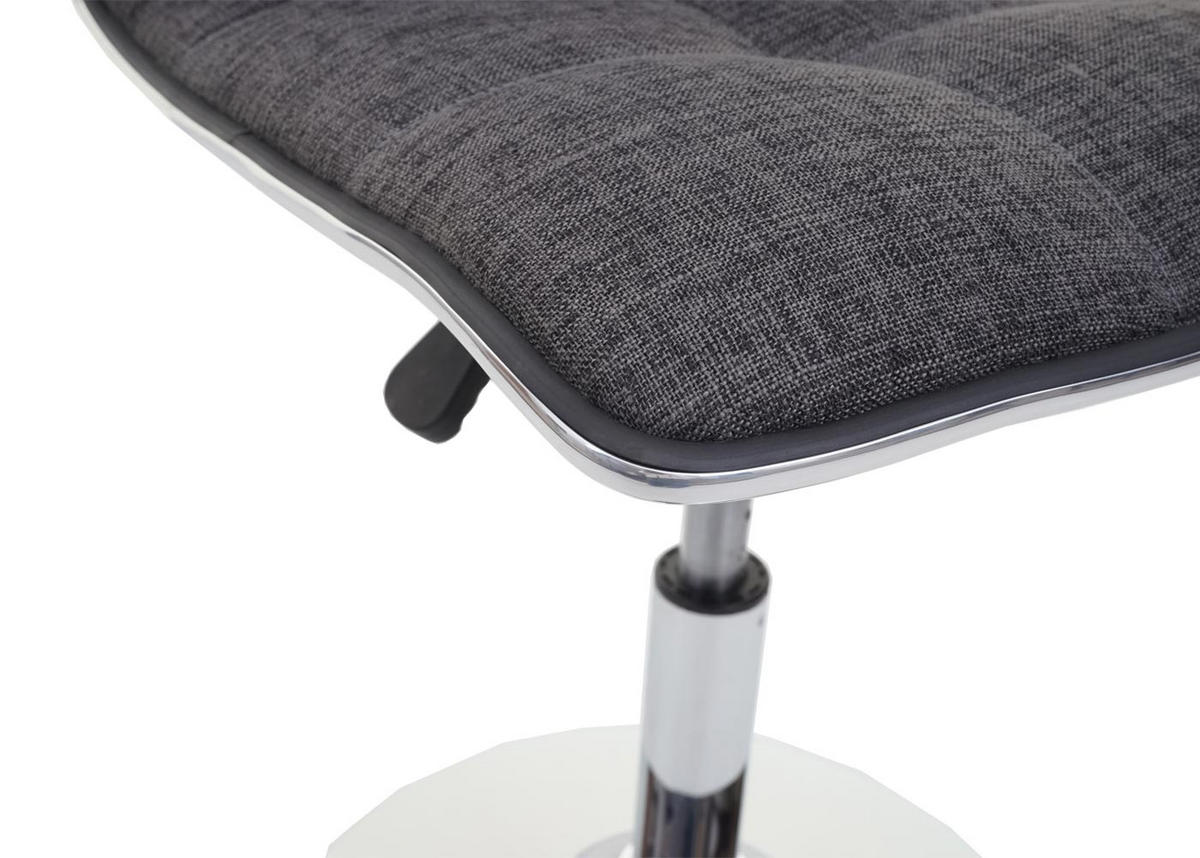 ESSZIMMERSTUHL 103x43x54cm Sitzhöhe 41cm Stoff/Textil Grau - Grau, Textil (43/103/54cm) - CHEFGASTRO