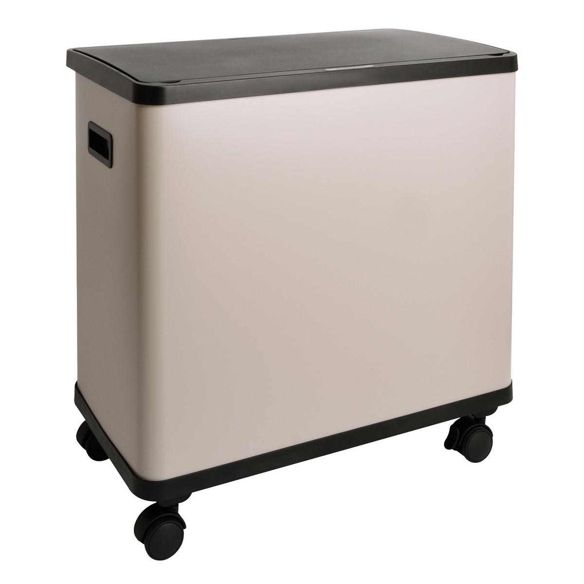 SENSORMÜLLEIMER SR3X18 54L Taupe - Taupe, Metall (58/60/35cm) - SVITA