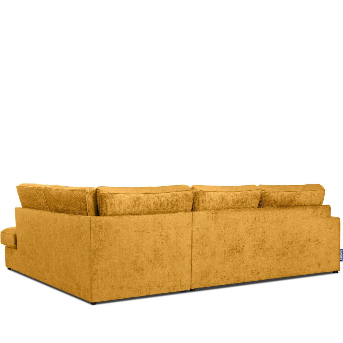 ECKSOFA RECHTS IMPERA Modern 4/5 Sitzer, Senfgelb - Currygelb, Textil (314/224cm) - KONSIMO®