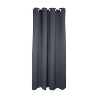 VERDUNKELUNGSVORHANG Ösen 140/145 cm Anthrazit - Anthrazit, Textil (140/145cm) - TiborTex