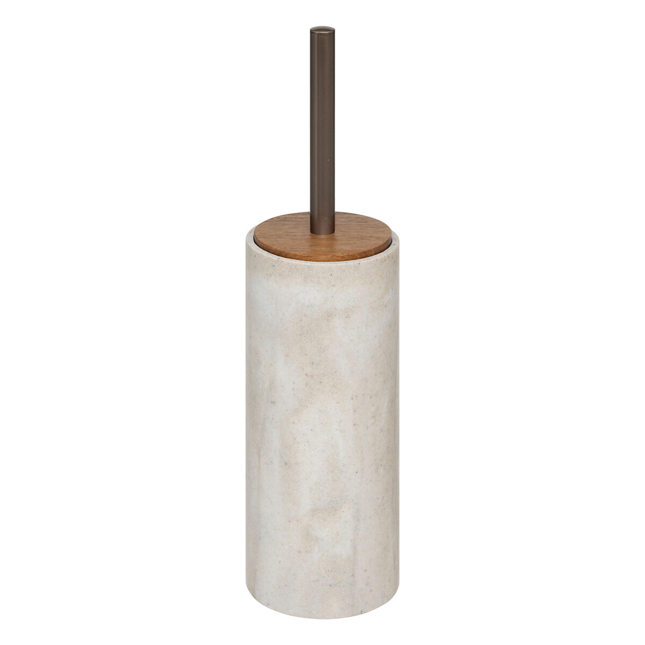 TOILETTENBÜRSTE Come, WC Bürste, Polyresin, Beige - Beige, Kunststoff (9.6/37/9.6cm) - 5five Simply Smart