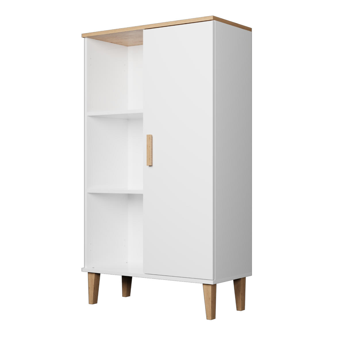 BÜCHERREGAL Denver 80/120/35 cm - Weiß, Holzwerkstoff (80/120/35cm) - Kocot Kids