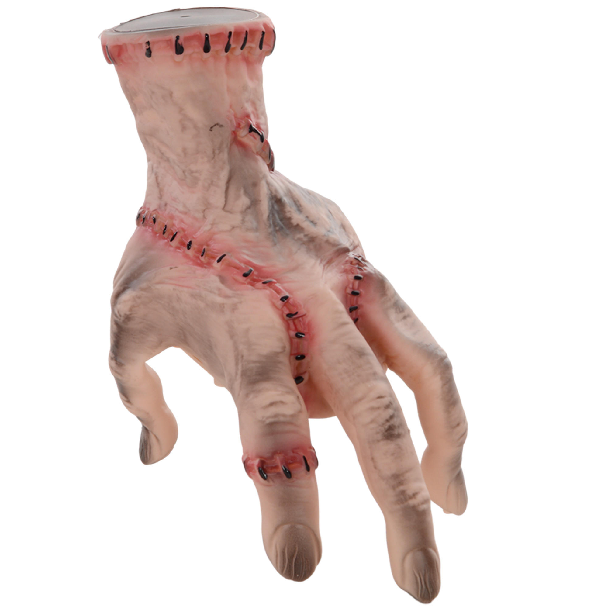 HALLOWEEN DECORATIONS 21cm Realistisches Narbes Händchen mit Aktion-und Soundfunktion - Rot, Kunststoff (15/21/18cm) - HOMCOM