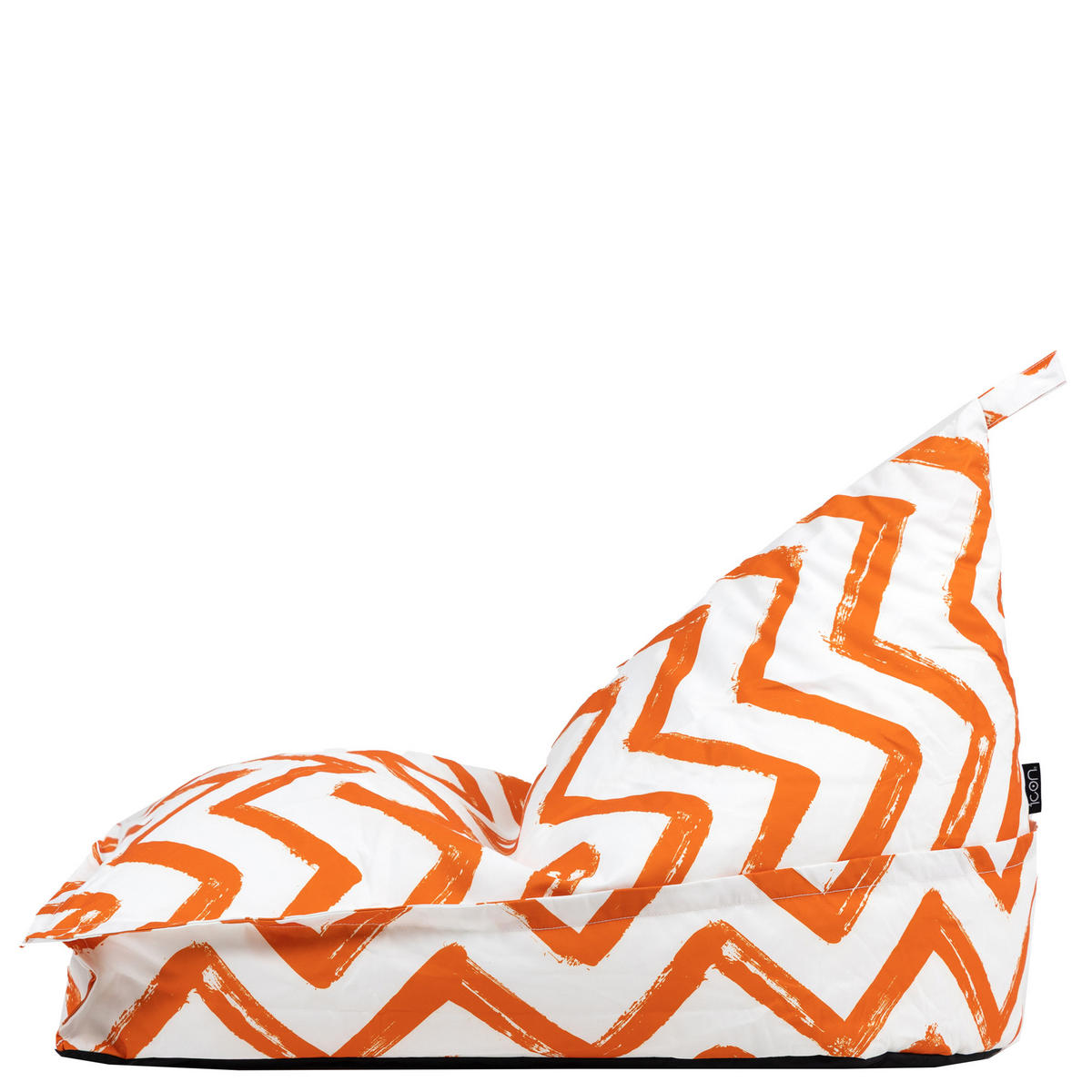 KINDERSITZSACK Liege Zickzack - Orange, Textil (72/66/102cm) - icon