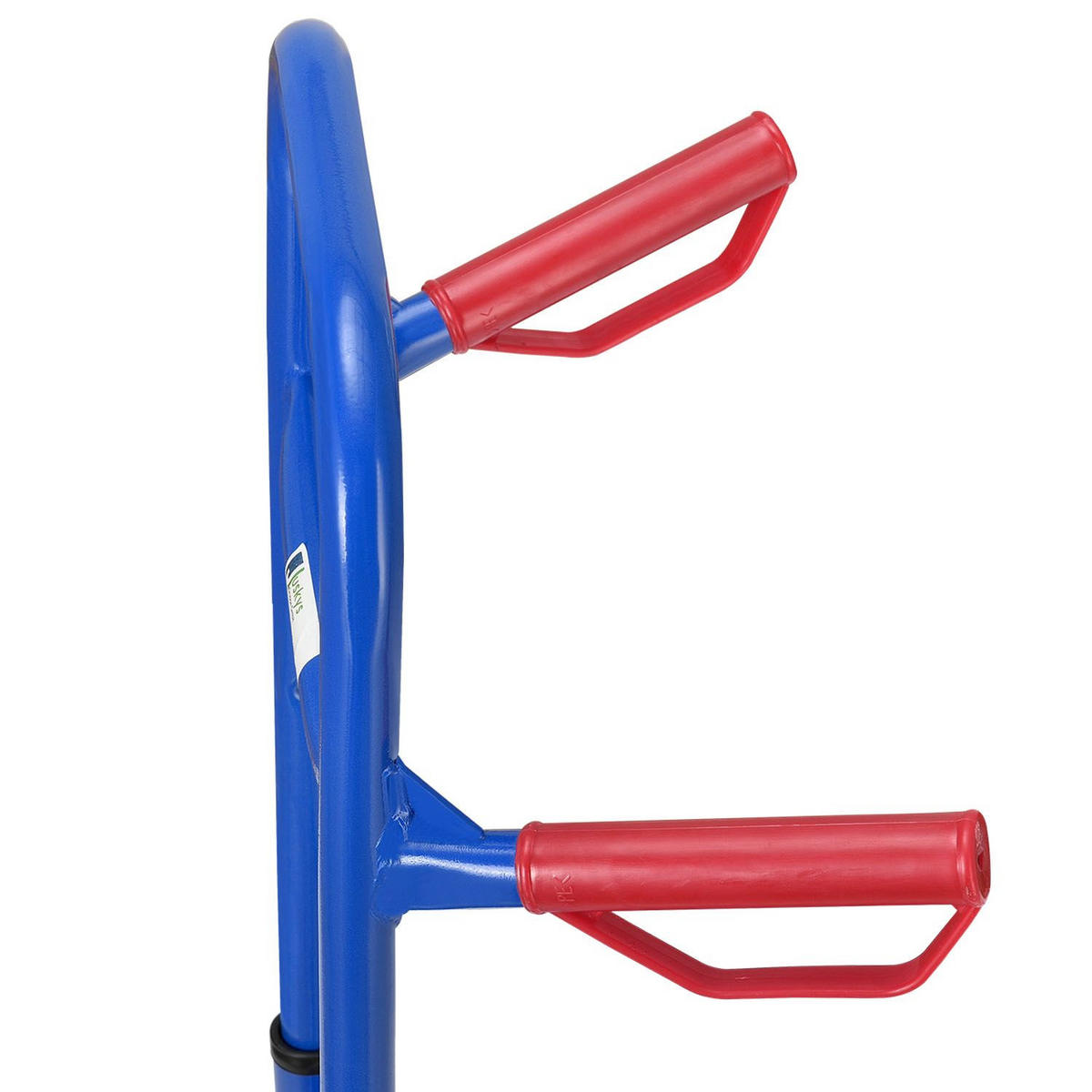 TREPPENSACKKARRE blau mit Dreikranzrädern - Blau, Metall (42/65/115cm) - Juskys