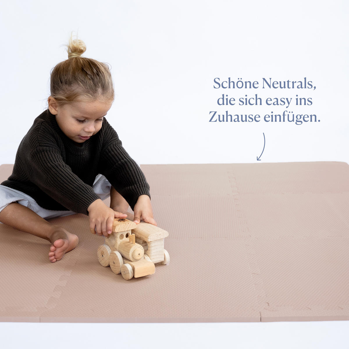 SPIELMATTE Classic Blush rosa 131x131 - Pink, Kunststoff (131/131cm)