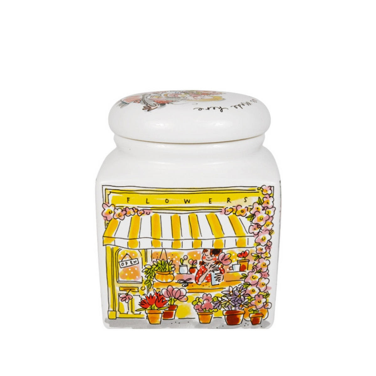 VORRATSDOSE Blond Birthday - Menu's & Memories in Bunt - 20cm - Multicolor, Keramik (16/20/16cm) - Blond Amsterdam