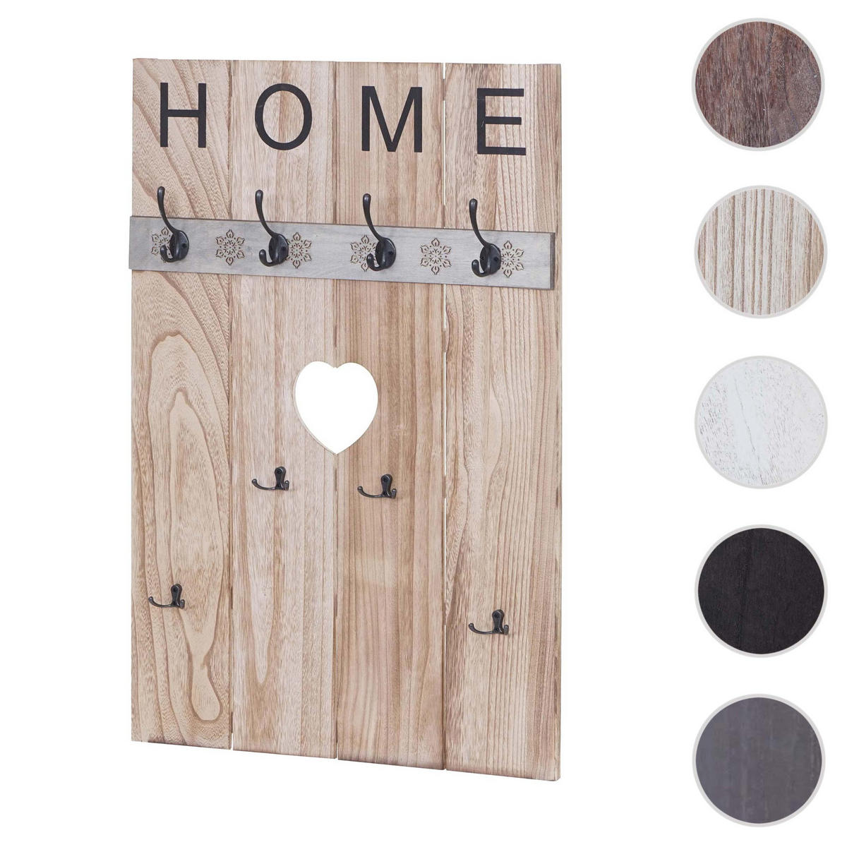 WANDGARDEROBE HOME SHABBY-LOOK Beige - Beige, Holz (60/91/8cm) - MCW