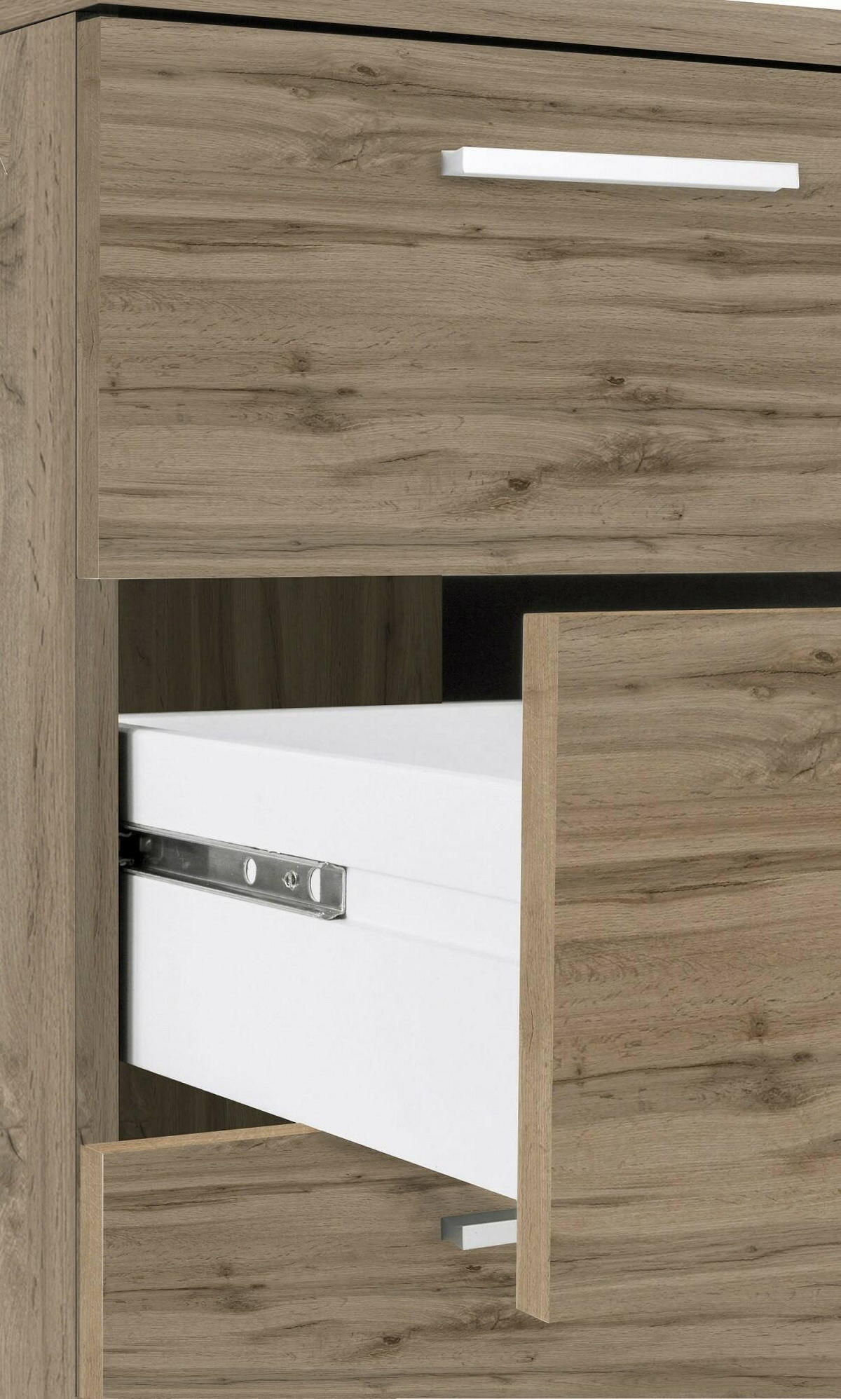 ECKSCHREIBTISCH Eiche 60/180/75 cm - Braun, Holzwerkstoff (60/180/75cm) - DMORA