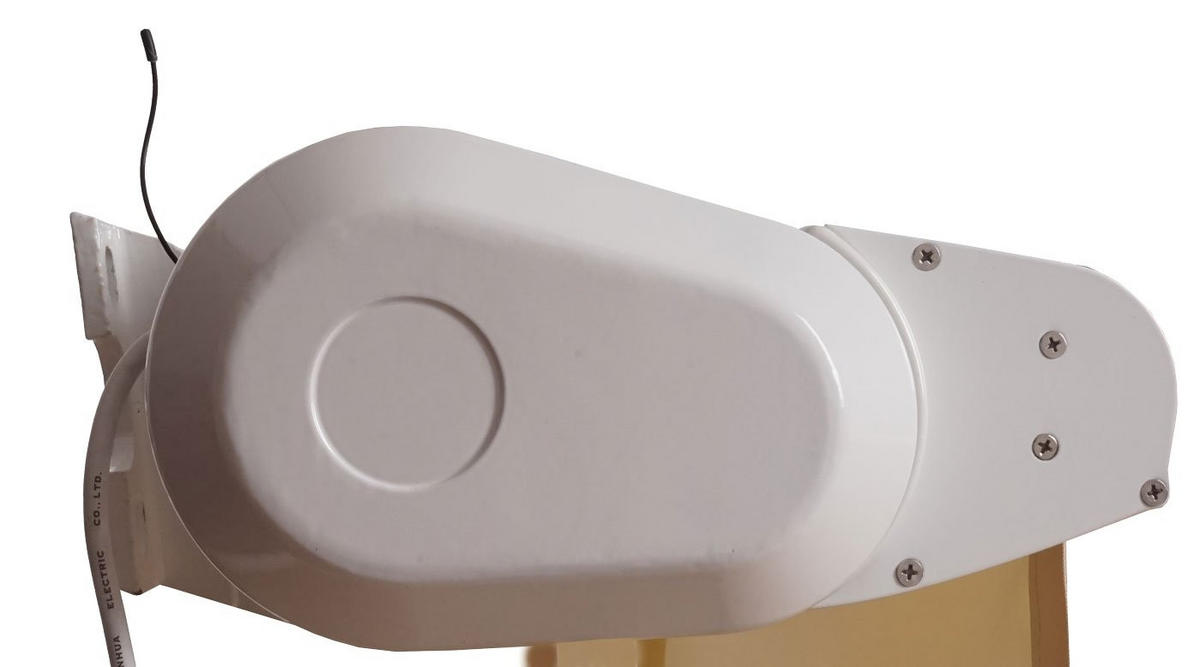 KASSETTEN-MARKISE VOLANT AUSFAHRBAR Cremeweiß - Weiß, Textil (400/15/300cm) - MCW