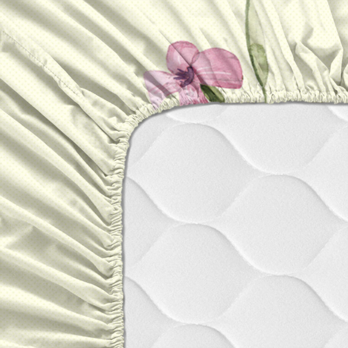 SPANNBETTTUCH manarola 140x200x32 cm mehrfarbig - Multicolor, Textil (140/200cm) - Happy Friday