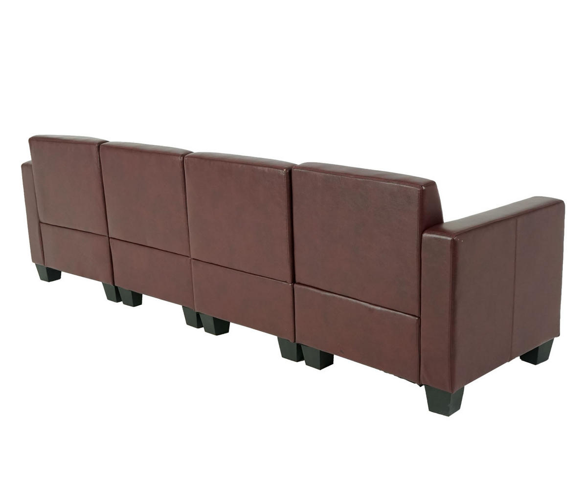 4-SITZER SOFA Rotbraun - Rotbraun, Textil (250/76/72cm) - MCW