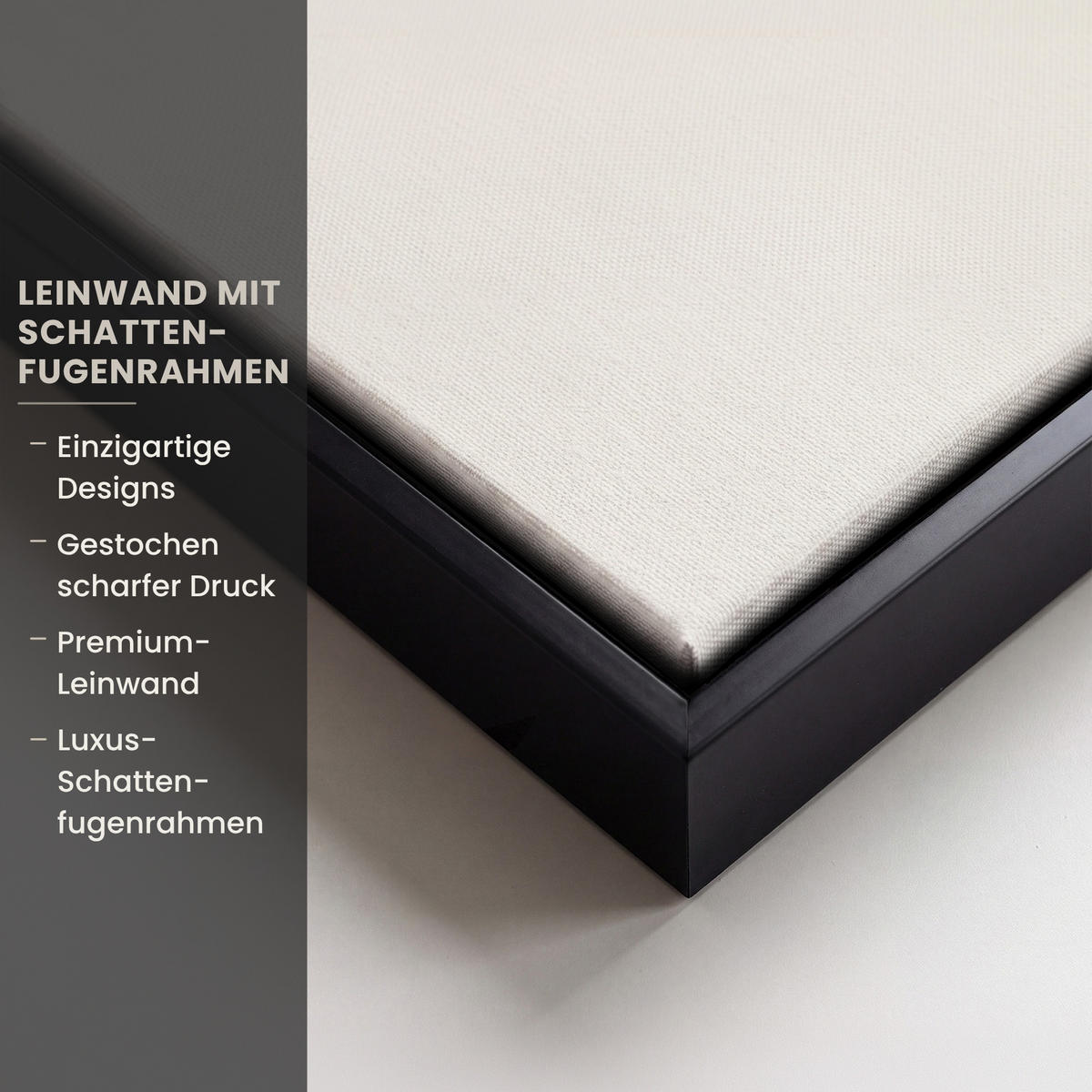 LEINWAND Bilder mit Rahmen - Japandi - Grün - Abstrakt - Modern - 90x60 - Salbeigrün, Textil (90/60cm) - MuchoWow