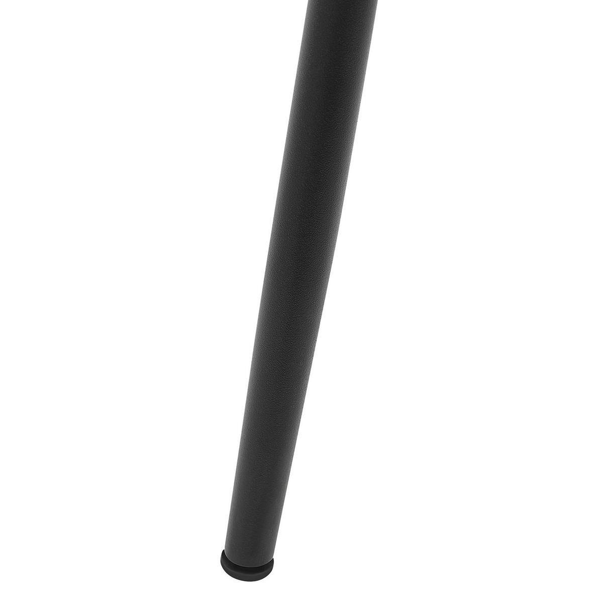 ÉTKEZŐSZÉK 2 darabos Szett Műanyag Szürke Canton - szürke, műanyag/fém (46/86/52cm) - Beliani