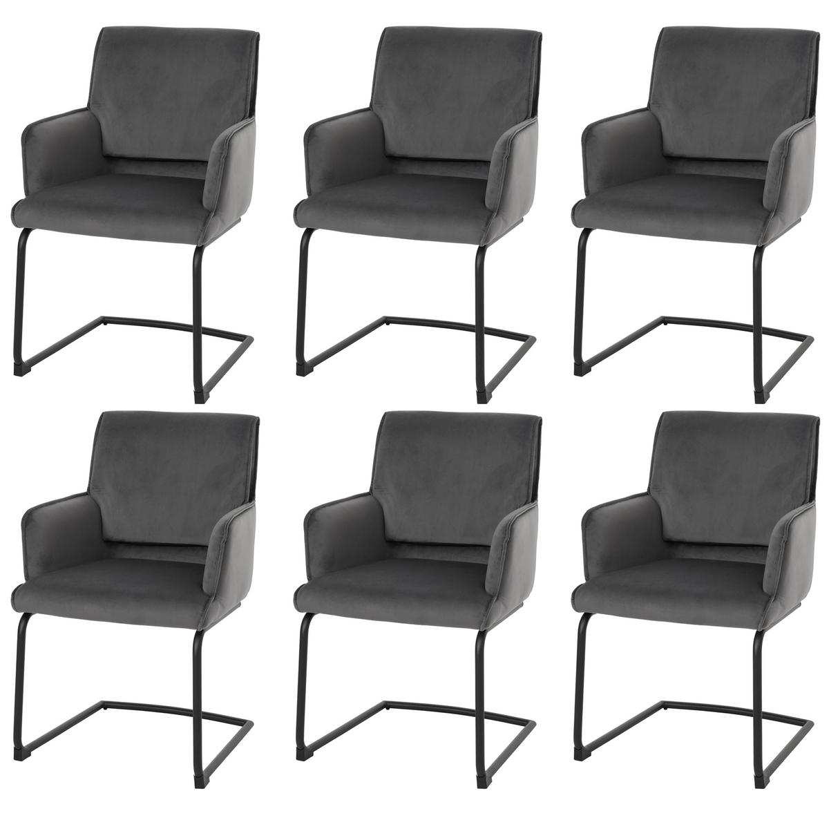 FREISCHWINGER Grau - Dunkelgrau/Grau, Textil (54/89/58cm) - MCW