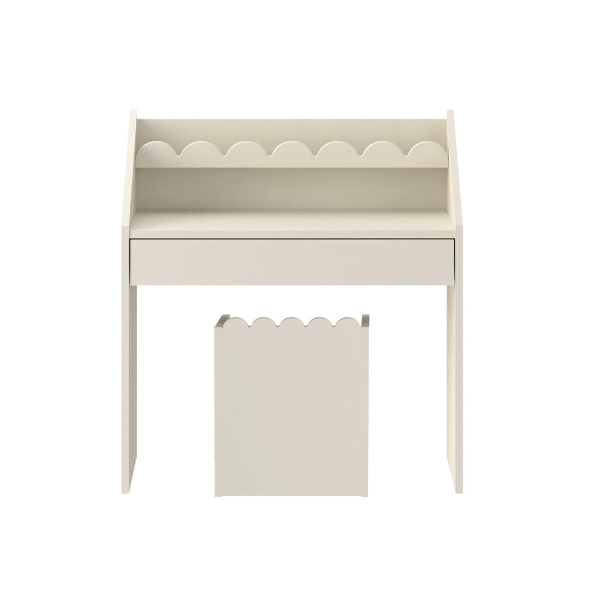 PISAĆI STOL Book Nook bež - bež, drvni materijal (71/76/33cm) - Petits-meubles