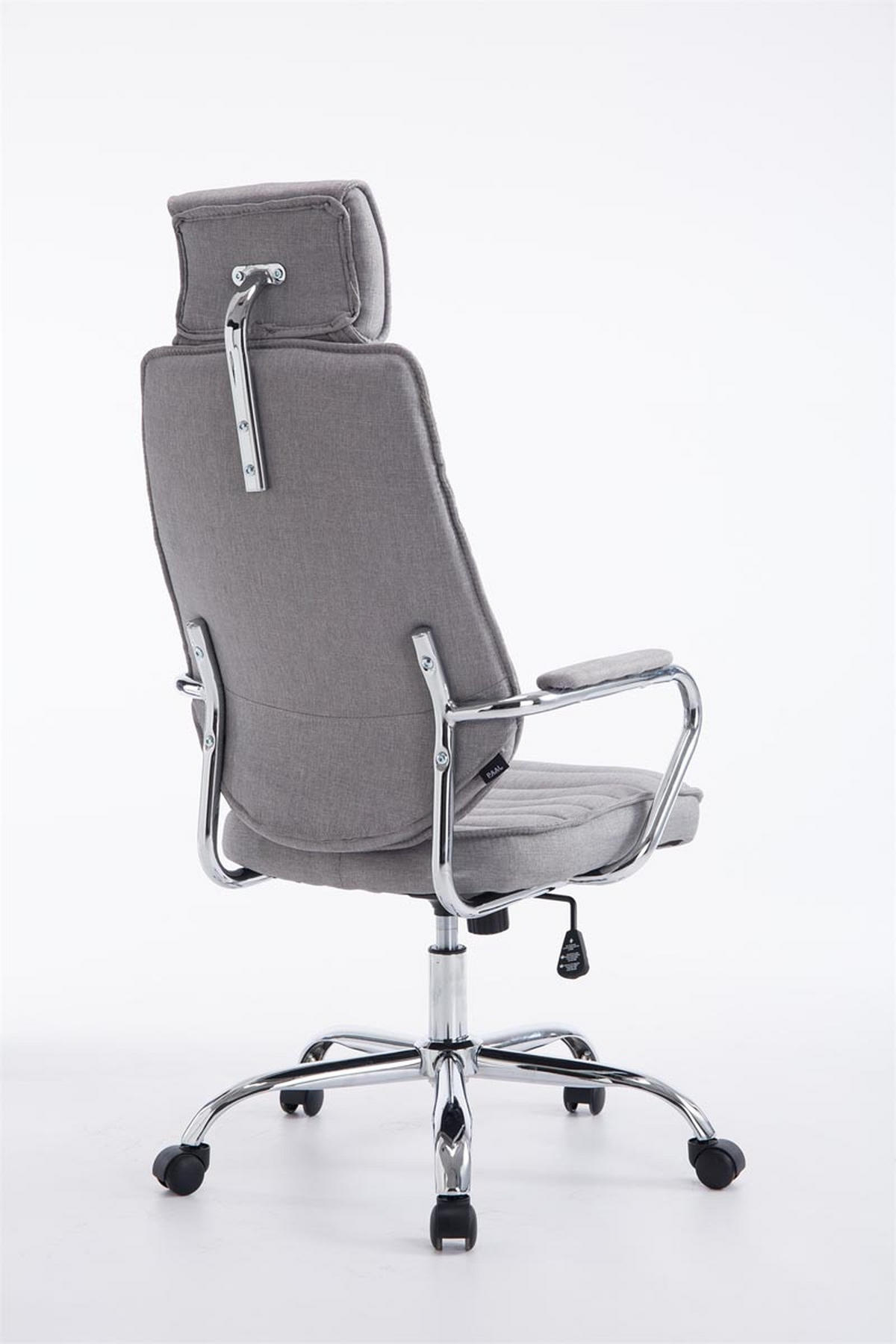 BÜROSTUHL Rocket Stoff Hellgrau - Grau, Textil/Metall (60/128/67cm) - TPFLiving