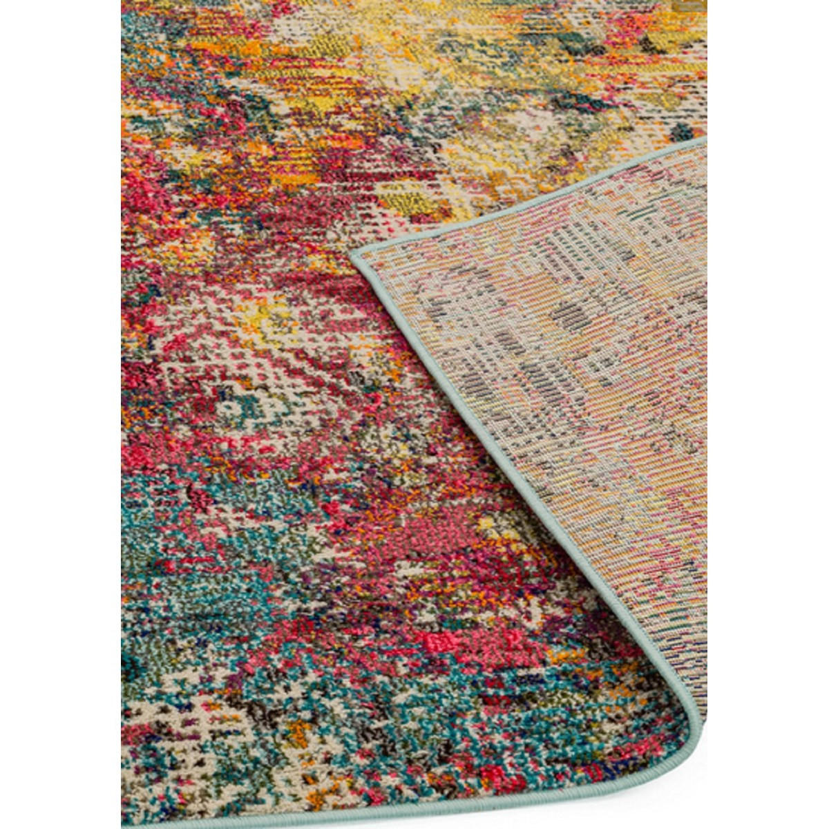 TEPPICH Moderner, flachgewebter für Wohn- und Schlafzimmer DIGITAL Mehrfarbig 200 x 300 cm - Multicolor, Textil (200/300cm) - Novatrend