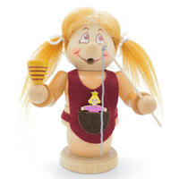 RAUCHFIGUR Wichtel Freche Göre 15cm - Multicolor, Holz (9/15/0.1cm)
