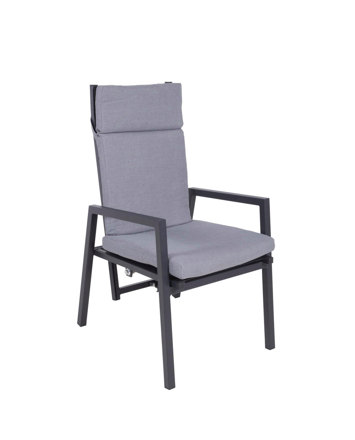 GARTENSTUHL 2er Set Jule Gartenstühle - Grau, Kunststoff (70/103/55cm) - DELUKE