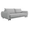 SCHLAFSOFA Sonia - Schwarz/Grau, Holz/Textil (251/76/95cm) - MIRJAN24