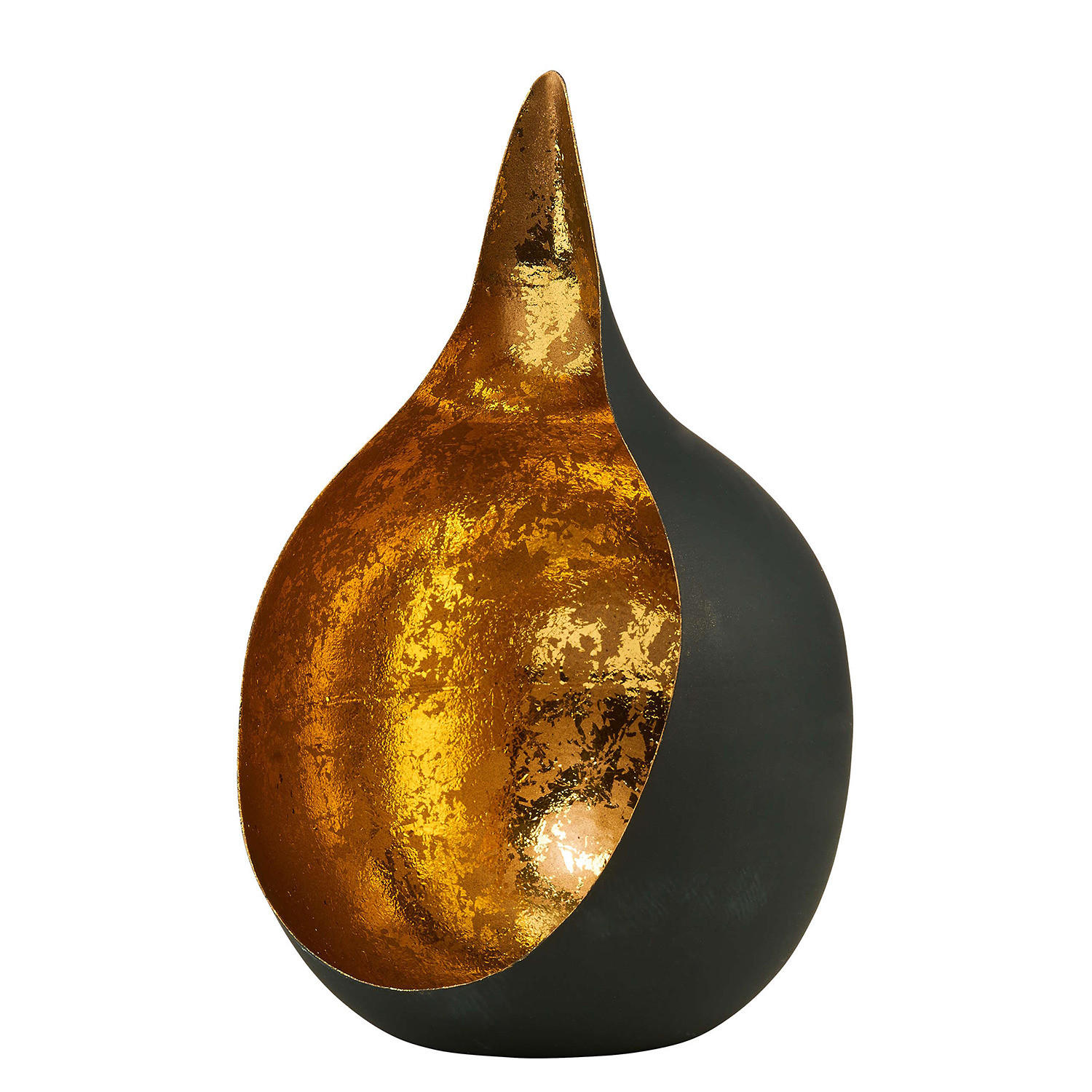 TEELICHTHALTER (4er Set) Delight - Schwarz, Metall (20cm) - BUTLERS