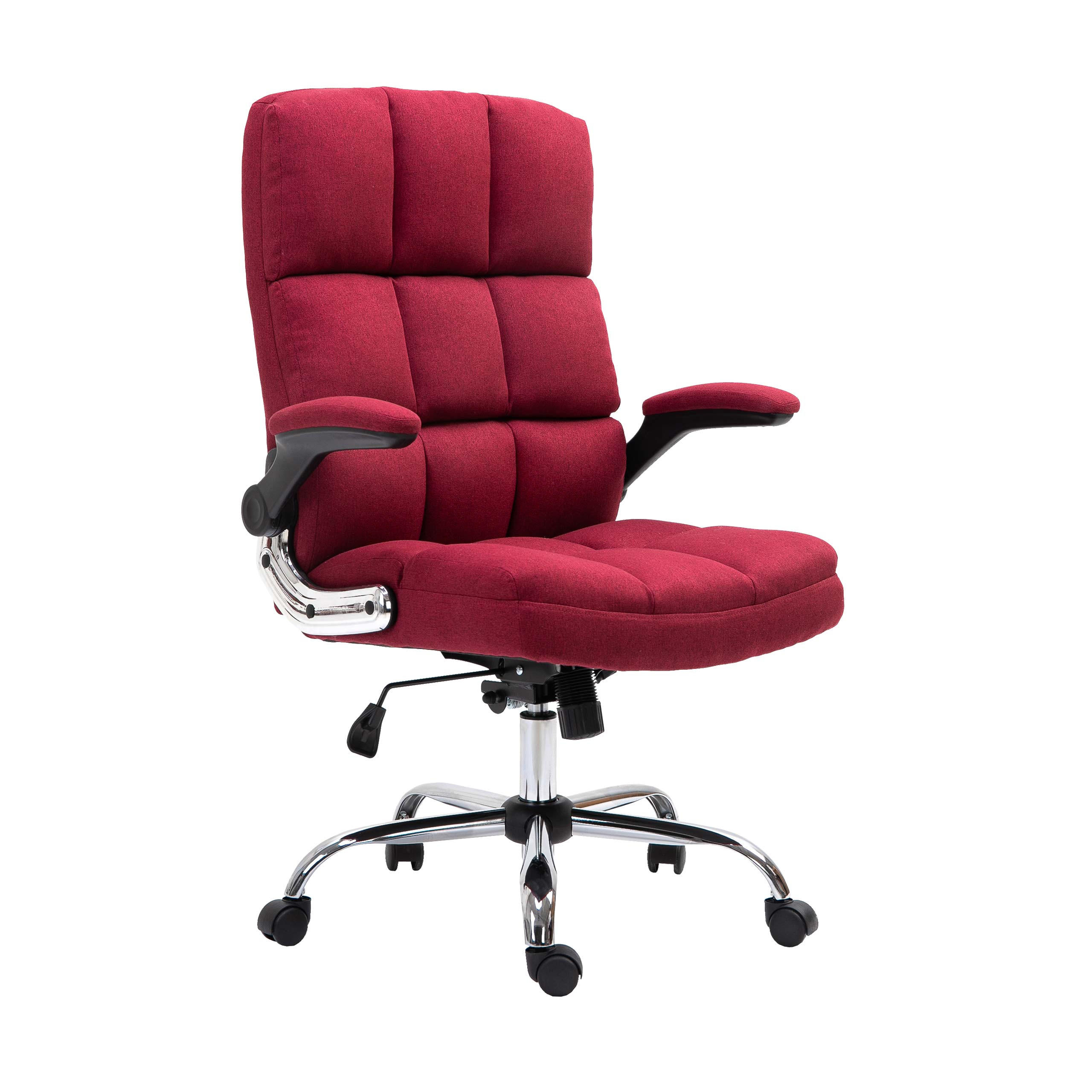 BÜROSTUHL Rot - Rot, Textil (73/120/72cm) - MCW