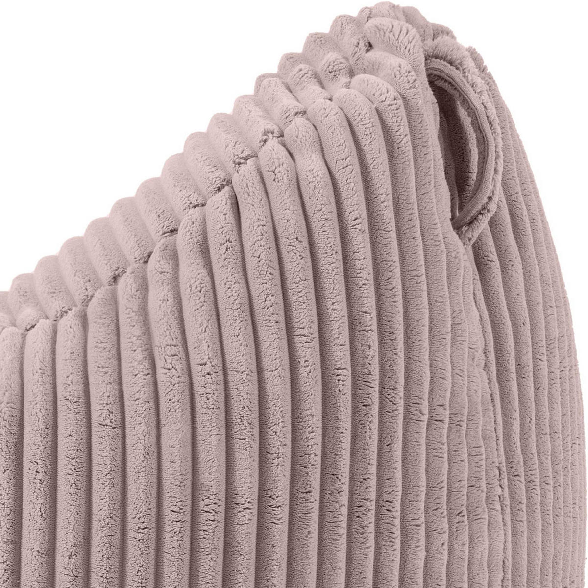 SITZSACK COSMO II aus Kordstoff, Pink - Pink, Textil (85/80/85cm) - KONSIMO®