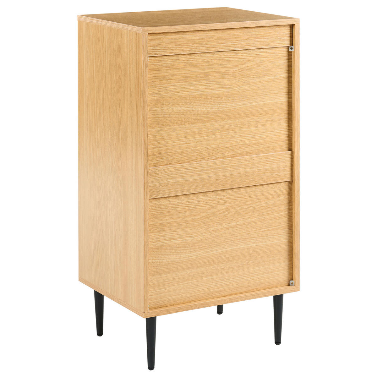 KOMODA s 4 zásuvkami Světle hnědá Keith - světle hnědá, kompozitní dřevo (48/90/40cm) - Beliani