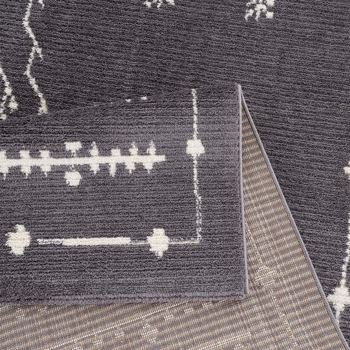 KURZFLOR-TEPPICH April 2308 Grau 160x230 cm - Grau, Textil (160/230cm) - carpet city