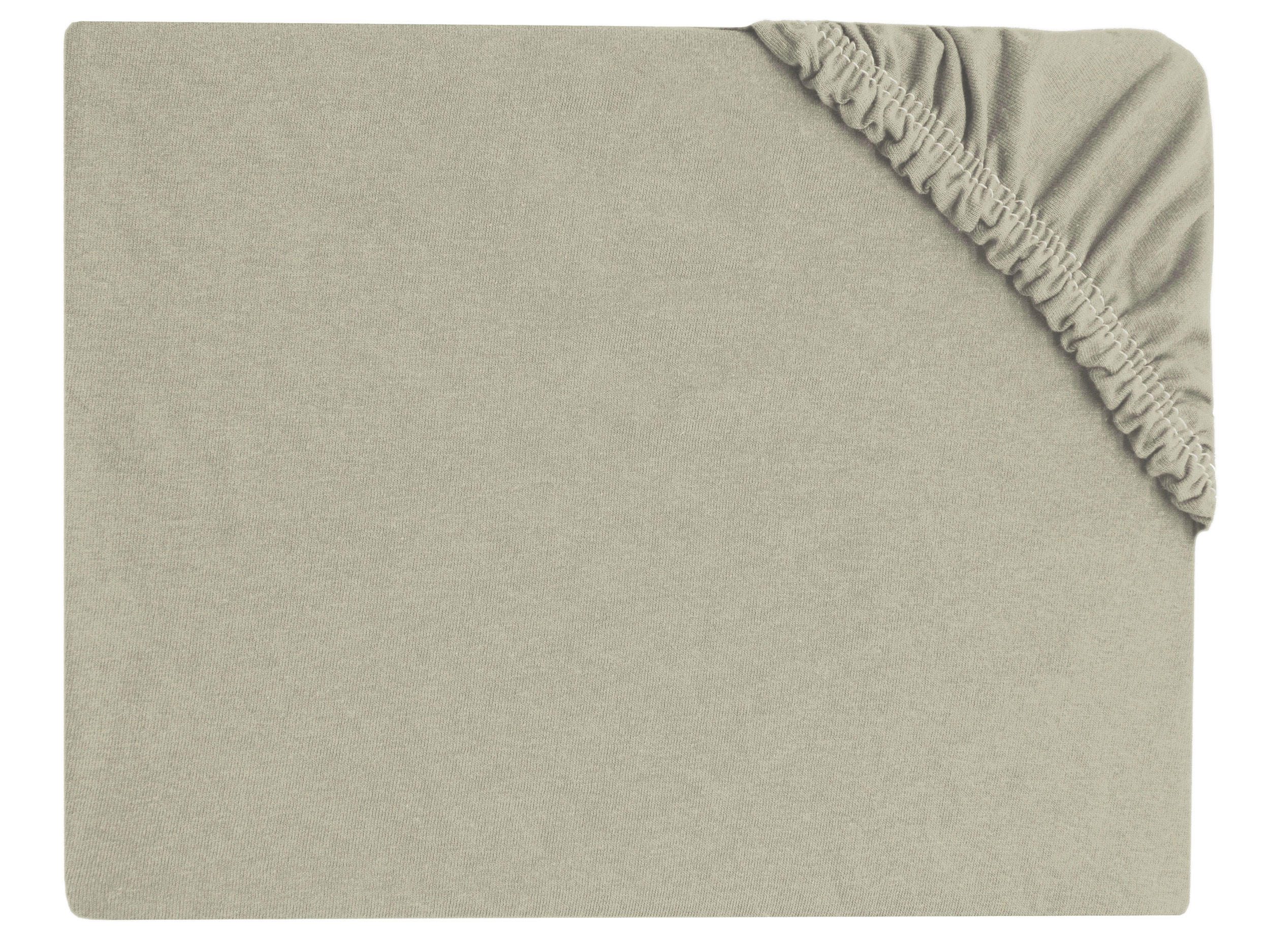 SPANNBETTLAKEN, 180x200 cm, 100% Baumwolle, Grau - Greige, Textil (180/200cm) - Zollner