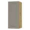 KÜCHENHÄNGESCHRANK Kvantum W2/30 Beige Matt / Eiche Artisan Matt 30 / 32,5 / 72cm - Beige/Eiche Artisan, Holz/Holzwerkstoff (30/72/32.5cm) - Feldmann-Wohnen