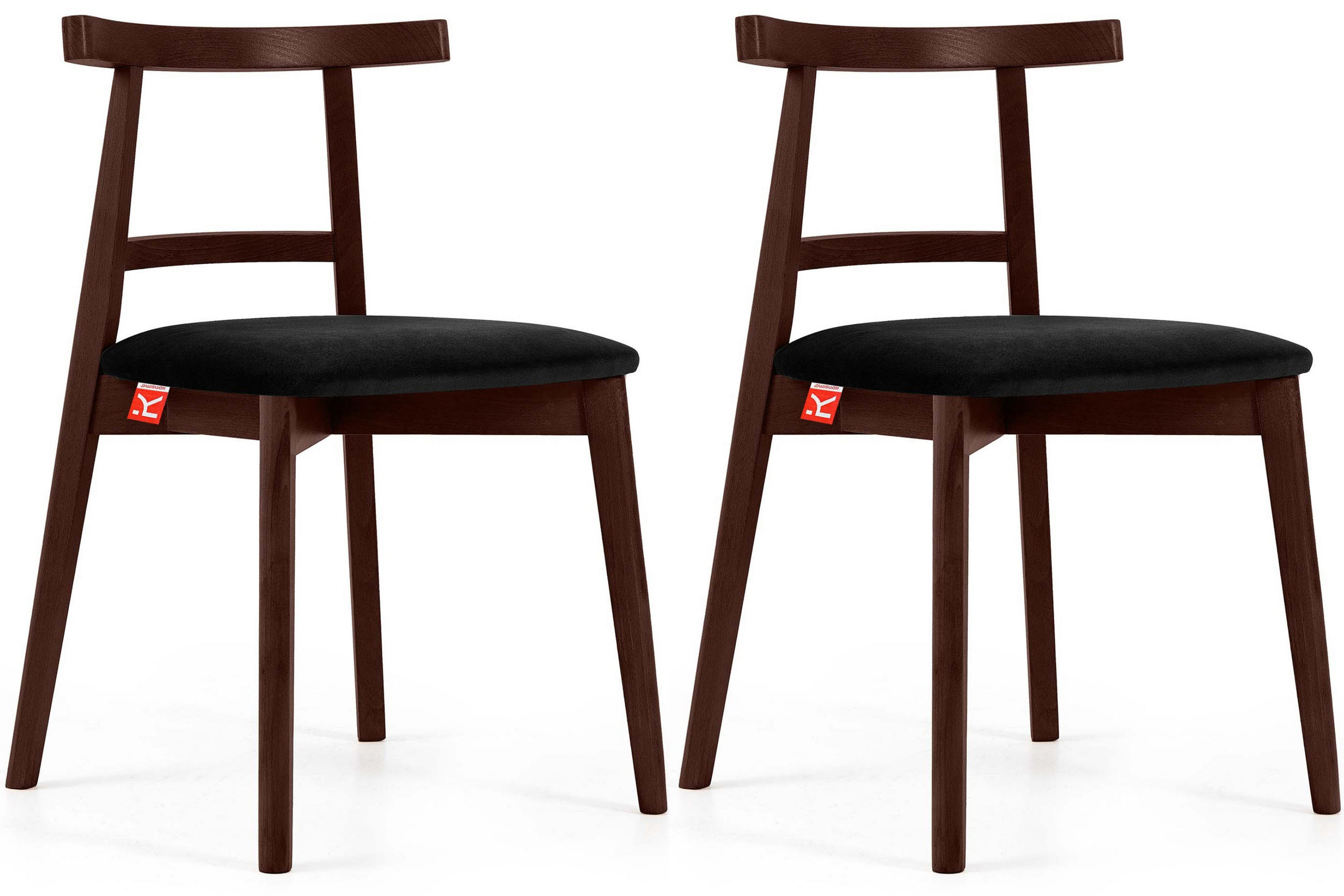 KONSIMO® ESSTISCHSTÜHLE Schwarz 47cm × 45cm × 76cm