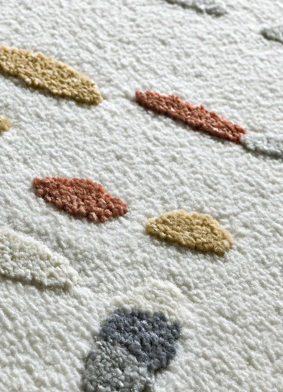 KURZFLORTEPPICH Creme / Mehrfarbig Amara 200/290 cm - Multicolor/Creme, Naturmaterialien/Textil (200/290cm) - Atticgo