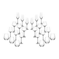 GLAS-SET Lagom 24er-Set - Transparent - Transparent, Glas - Björn