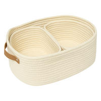 KOSMETIKKÖRBE für das Badezimmer Duo - Beige, Kunststoff (25/12/35cm) - 5five Simply Smart