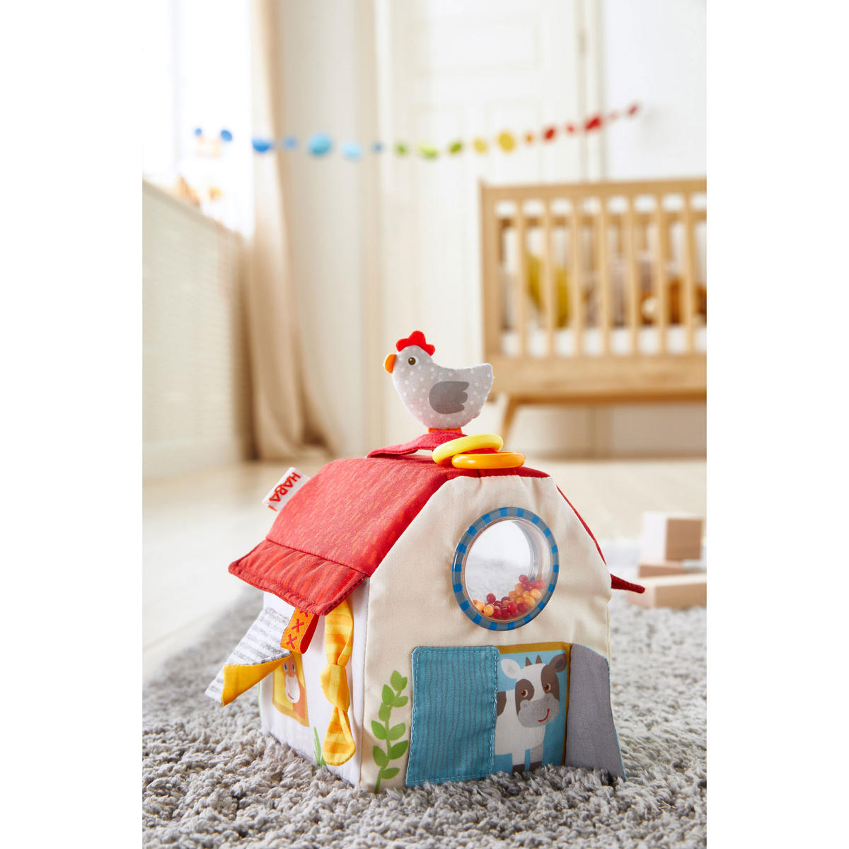 SPIELWÜRFEL Bauernhof - Multicolor, Kunststoff (13/13cm) - Haba