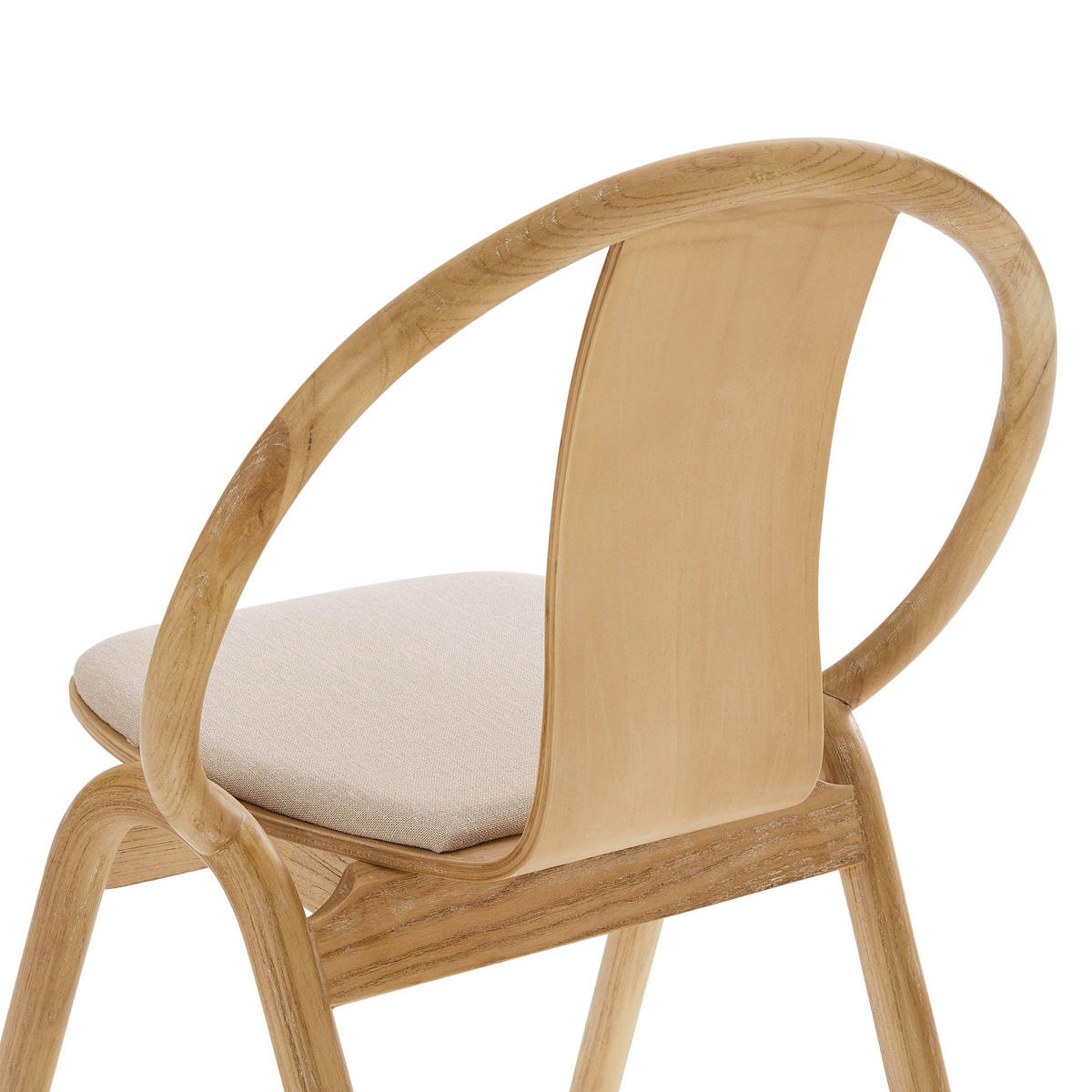 STÜHLE 2-tlg., Holz - Eichefarben, Holz (47/83/42cm) - Oviala