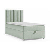 BOXBETT mit Bettkasten Trinity K-10 SINGLE Bonellfederkern inkl. Topper - Mintgrün, Holz/Holzwerkstoff (100/200cm) - Best For Home