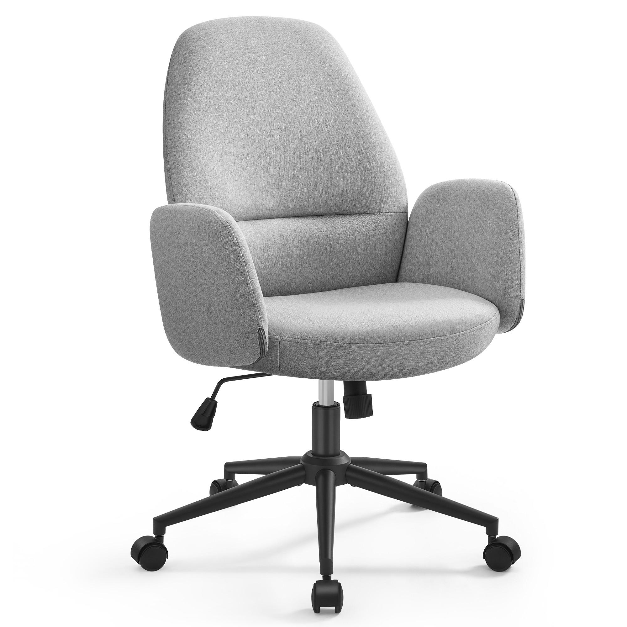BÜRODREHSTUHL Laela - Grau, Metall (65/103/71cm) - SONGMICS HOME