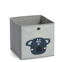 AUFBEWAHRUNGSBOX Koala, Vlies - Grau - Grau, Textil (28/28cm) - Zeller Present